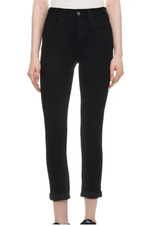Liu Jo Dames, Jeans, Zwart, Maat: W25 Katoen