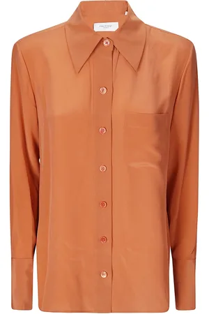 Equipment Dames, Blouses & Shirts, Oranje, Maat: M