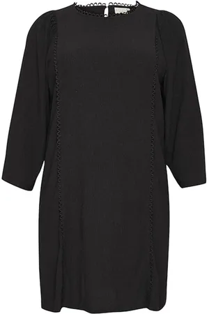 Kaffe Dames, Jurken, Zwart, Maat: XL Jersey