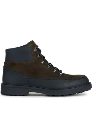 Geox Heren, Schoenen, Groen, Maat: 45 EU Leer