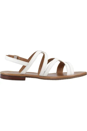 Geox Dames, Schoenen, Wit, Maat: 37 EU Leer