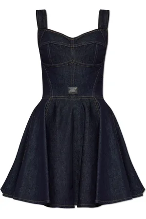 Dolce & Gabbana Dames, Jurken, Blauw, Maat: XS Denim