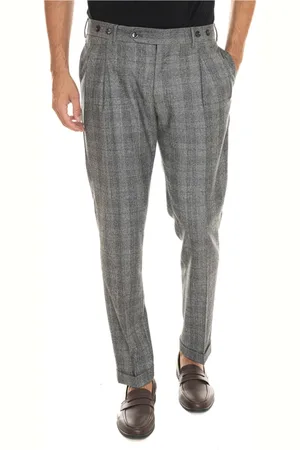 Berwich Heren, Broeken, Grijs, Maat: 2XL Wol