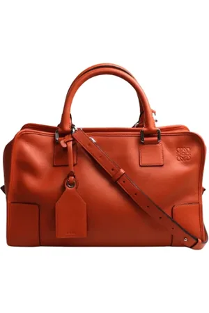 Loewe Dames, Pre-owned, Oranje, Maat: ONE Size Leer