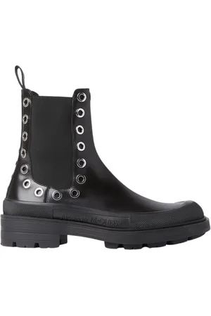 Alexander McQueen Heren, Schoenen, Zwart, Maat: 41 EU Leer