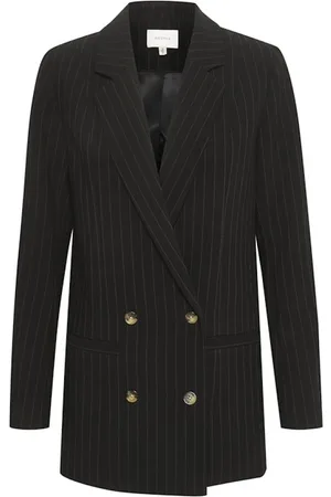 Gestuz Dames, Jassen, Zwart, Maat: M Viscose