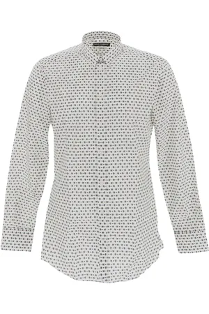 Dolce & Gabbana Heren, Overhemden, Wit, Maat: XL Katoen