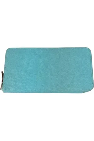Hermès Dames, Pre-owned, Blauw, Maat: ONE Size Leer