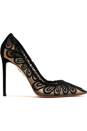 Aquazzura Dames, Schoenen, Zwart, Maat: 41 EU