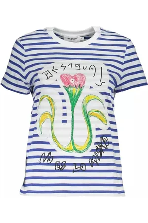 Desigual Dames, Tops, Veelkleurig, Maat: M Katoen