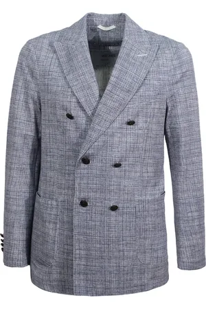 Circolo Heren, Jassen, Blauw, Maat: L Katoen