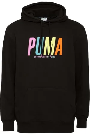 PUMA Heren, Sweatshirts & Hoodies, Zwart, Maat: L Synthetisch