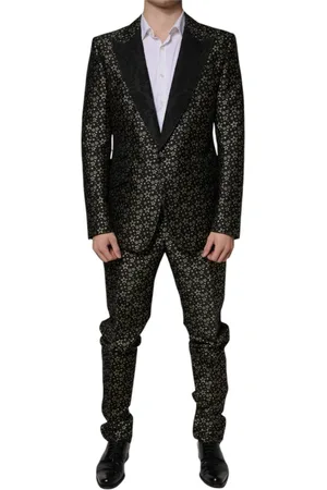 Dolce & Gabbana Heren, Pakken, Zwart, Maat: S