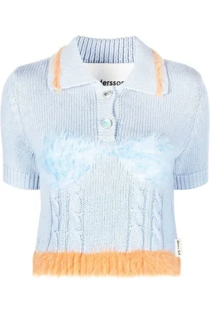 Andersson Bell Dames, Blouses & Shirts, Blauw, Maat: XS Katoen