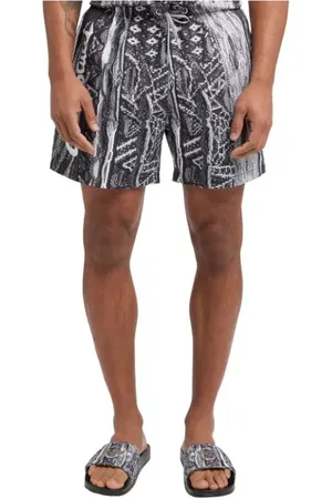 Carlo Colucci Heren, Badkleding, Grijs, Maat: S Poliester