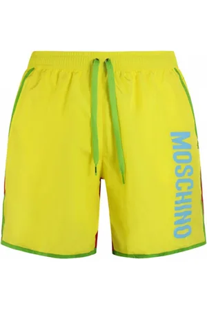 Moschino Heren, Badkleding, Geel, Maat: XS Poliester