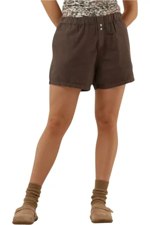 10 days Dames, Korte broeken, Bruin, Maat: XL