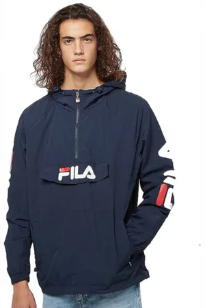 Fila Heren, Sweatshirts & Hoodies, Blauw, Maat: S Poliester