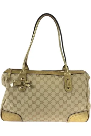 Gucci Dames, Pre-owned, Geel, Maat: ONE Size Leer