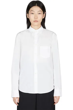 ANN DEMEULEMEESTER Dames, Blouses & Shirts, Wit, Maat: S Katoen