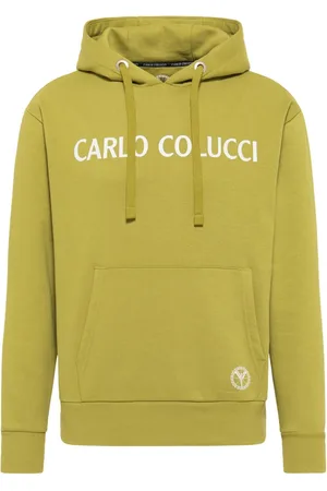 Carlo Colucci Heren, Sweatshirts & Hoodies, Groen, Maat: M