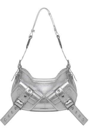 BIASIA Dames, Tassen, Grijs, Maat: ONE Size Leer