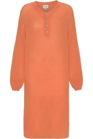 American Dreams Dames, Jurken, Oranje, Maat: ONE Size Mohair