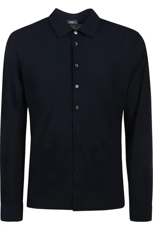HERNO Heren, Overhemden, Blauw, Maat: 3XL Katoen