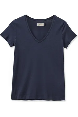 Mos Mosh Dames, Tops, Blauw, Maat: M Katoen