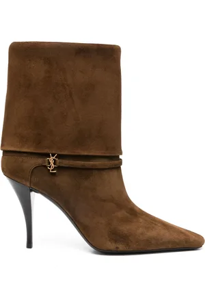 Saint Laurent Dames, Schoenen, Bruin, Maat: 39 EU Leer