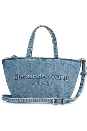 Alexander Wang Dames, Tassen, Blauw, Maat: ONE Size Katoen