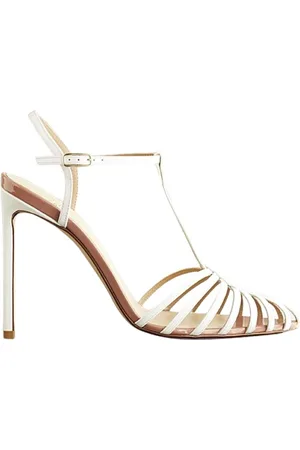Francesco Russo Dames, Schoenen, Wit, Maat: 37 EU Leer