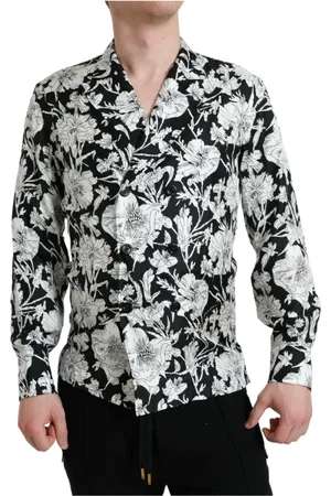 Dolce & Gabbana Heren, Overhemden, Veelkleurig, Maat: XS Zijde