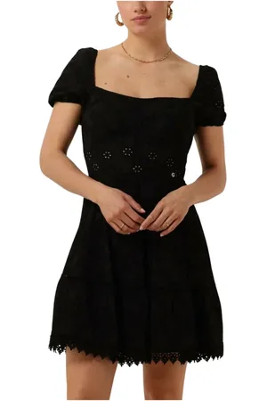 Guess Dames, Jurken, Zwart, Maat: XS Katoen
