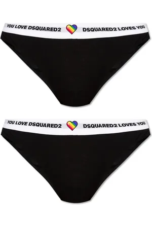 Dsquared2 Dames, Ondergoed, Zwart, Maat: L Katoen