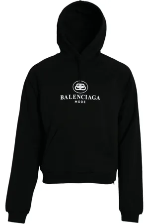 Balenciaga Heren, Sweatshirts & Hoodies, Zwart, Maat: XS Katoen