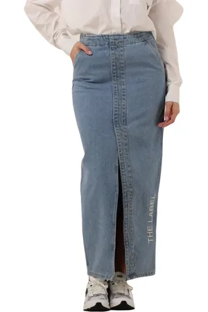 Alix the label Dames, Rokken, Blauw, Maat: XS Denim
