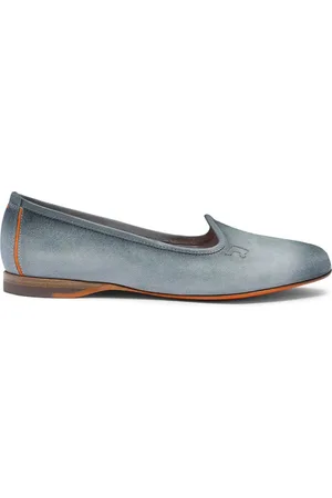 santoni Dames, Schoenen, Grijs, Maat: 37 EU Leer