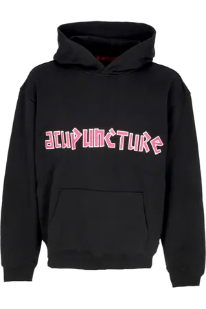 Acupuncture Heren, Sweatshirts & Hoodies, Zwart, Maat: S Katoen