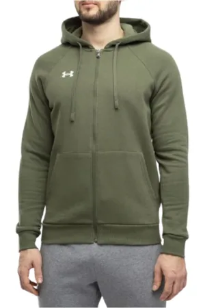 Under Armour Heren, Sweatshirts & Hoodies, Groen, Maat: S