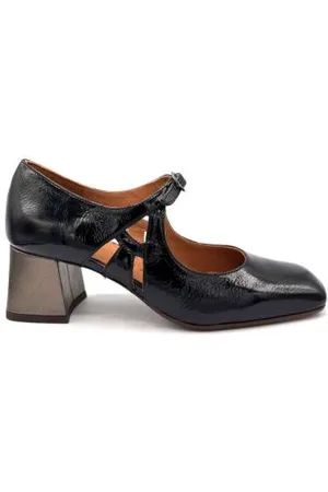 Chie Mihara Dames, Schoenen, Zwart, Maat: 40 EU Leer