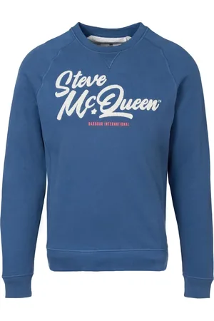Barbour Heren, Sweatshirts & Hoodies, Blauw, Maat: M Katoen
