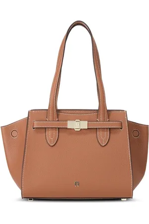 Aigner Dames, Tassen, Bruin, Maat: ONE Size Leer