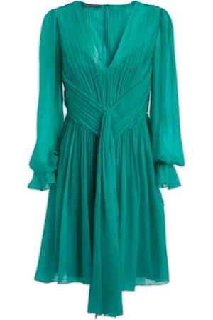 Alberta Ferretti Dames, Jurken, Groen, Maat: S