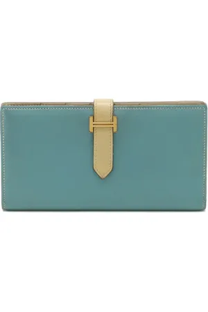 Hermès Dames, Pre-owned, Blauw, Maat: ONE Size Leer