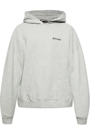 Palm Angels Heren, Sweatshirts & Hoodies, Grijs, Maat: S Katoen