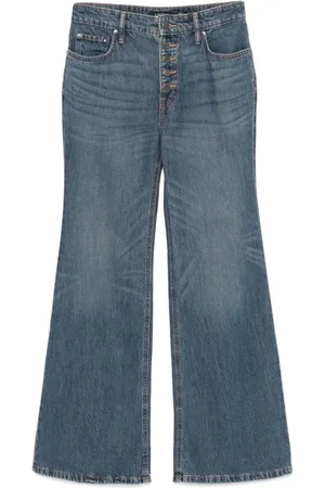 Ralph Lauren Dames, Jeans, Blauw, Maat: XL Katoen