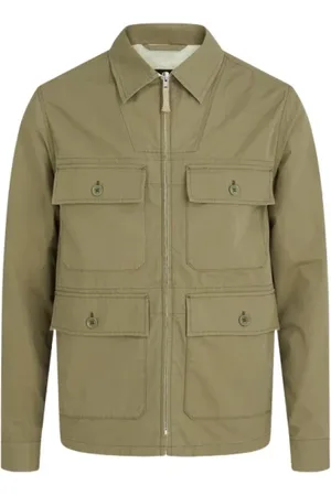 Belstaff Heren, Jassen, Groen, Maat: S Katoen