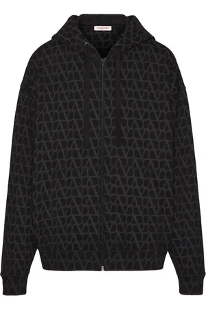 VALENTINO GARAVANI Heren, Sweatshirts & Hoodies, Zwart, Maat: S Katoen