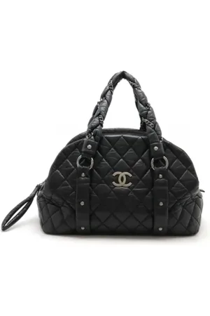 CHANEL Dames, Pre-owned, Zwart, Maat: ONE Size Leer